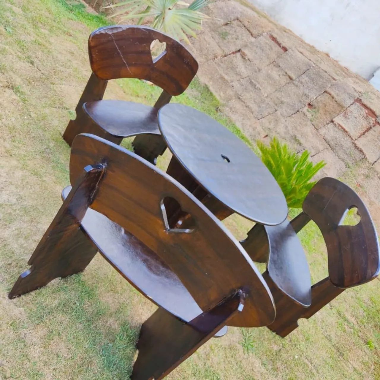 Mesa pedra de ardósia pintada  - Foto 3