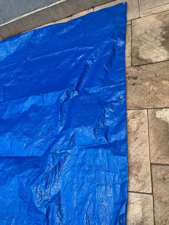 Lona politileno azul nova sem uso  - Foto 8