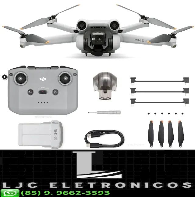 Drone Dji Mini 3 Pro N1 - com sensores (novo)