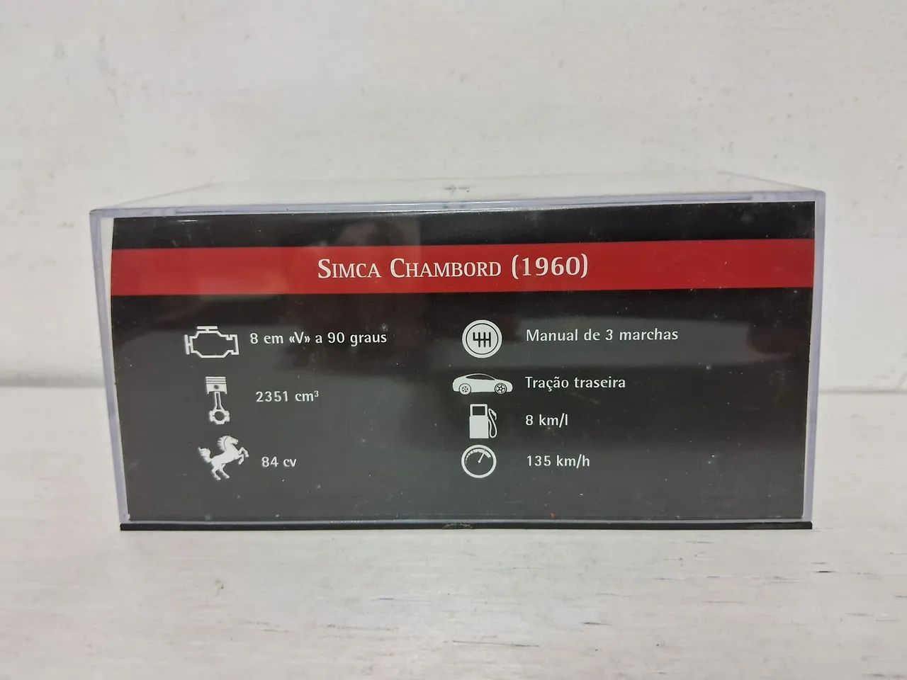 Simca Chambord 1960 - Carro de Coleção Escala 1 43  - Foto 4