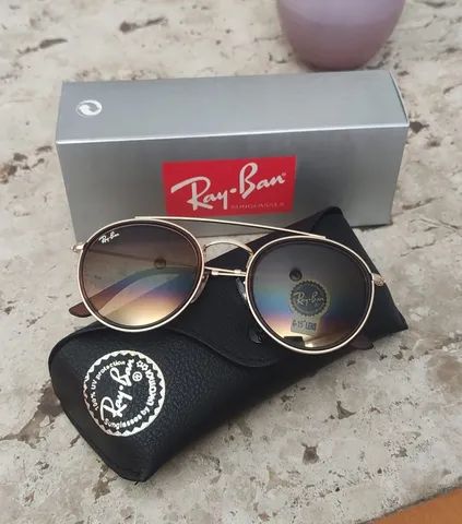 Óculos de Sol Rayban Série Round double bridge  - Foto 6