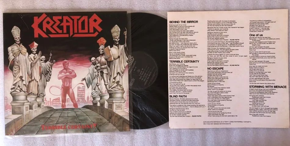 LP Vinil Kreator - Terrible Certainty - Novo