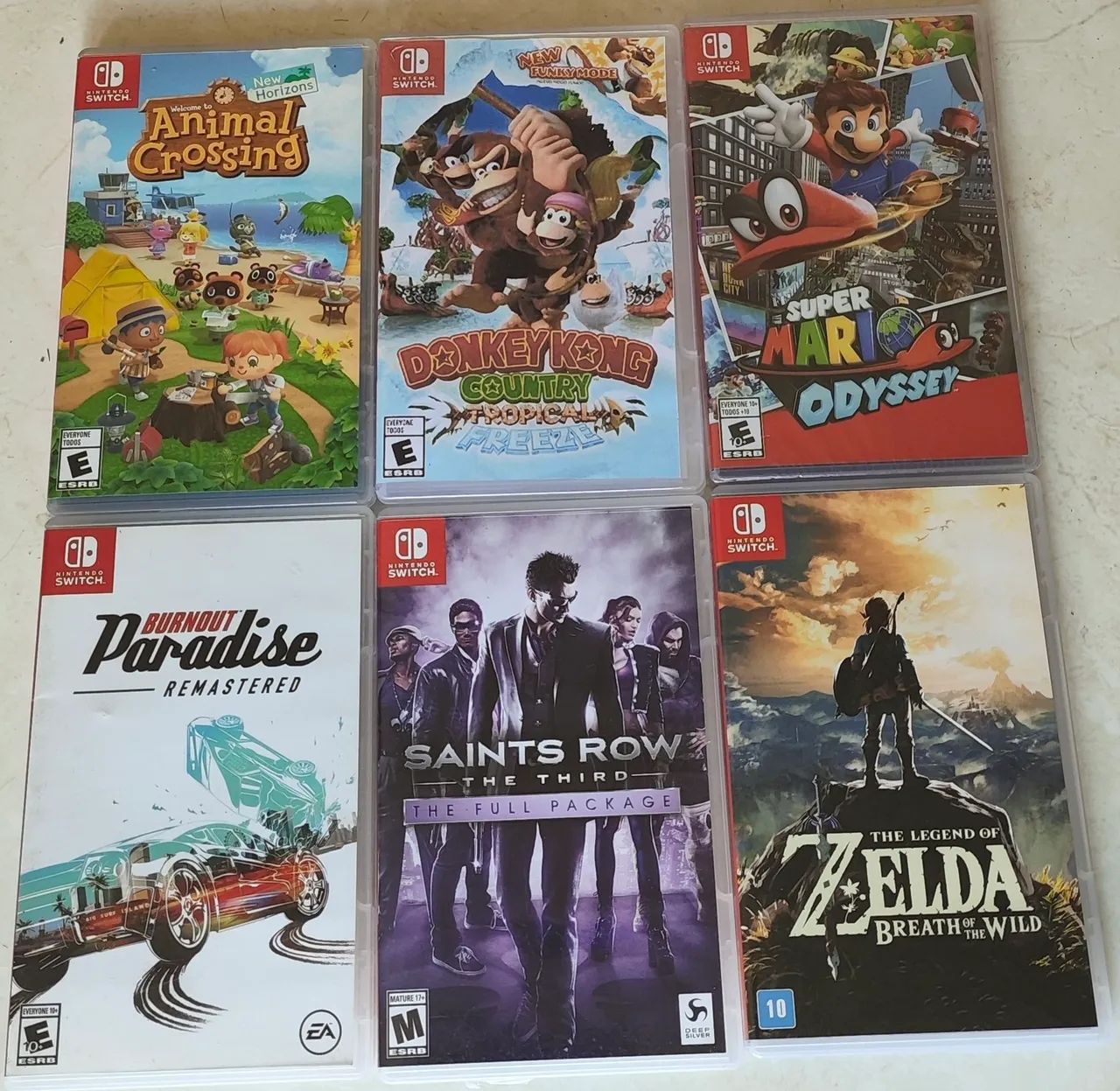 Vendo jogos de Nintendo Switch em Uberlândia e Uberaba.
