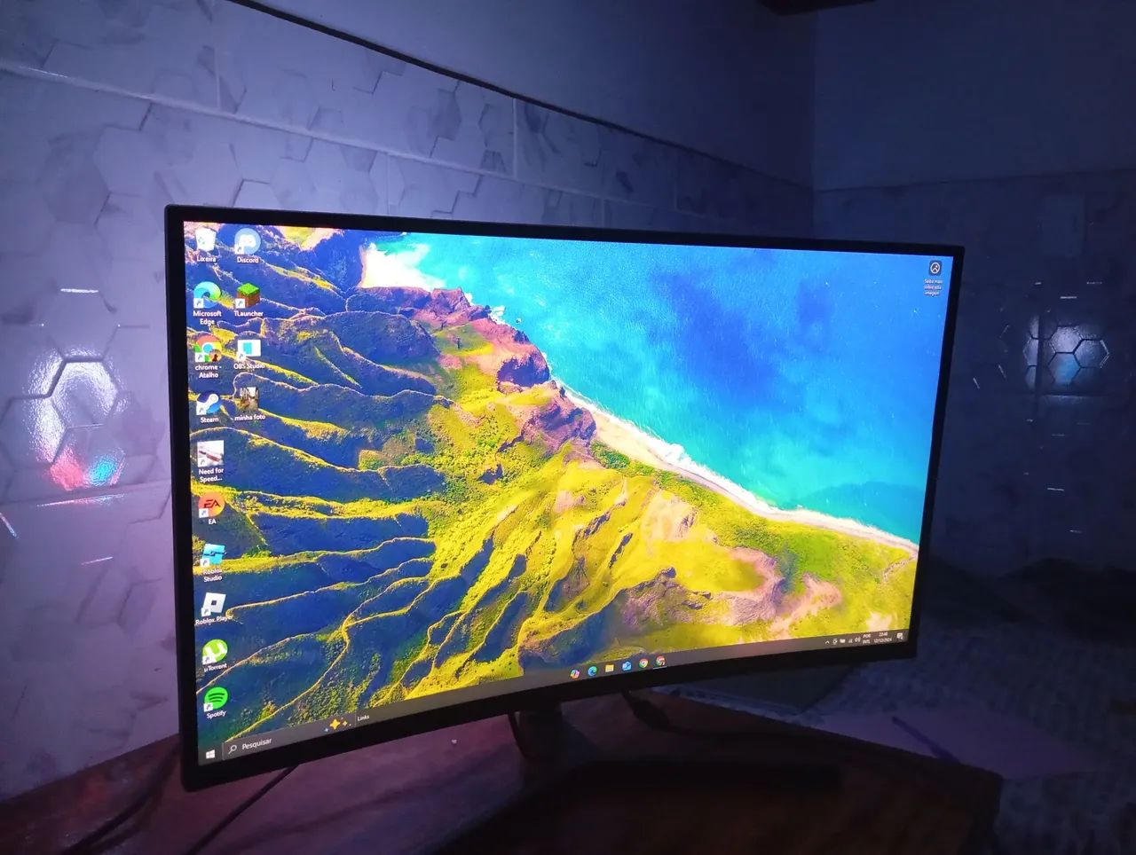 Monitor Gamer Curvo 27" 165Hz
