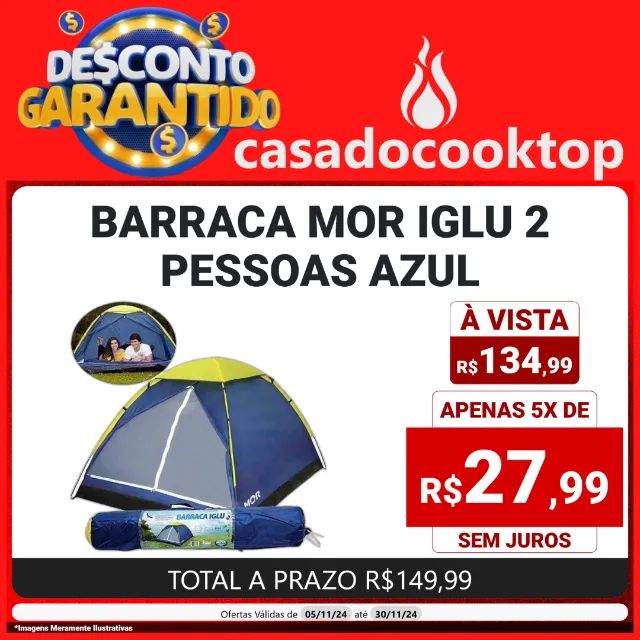 Barraca Mor Iglu 2 Pessoas Azul