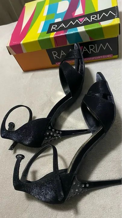 Sandália Ramarim com strass nº39 - Foto 4