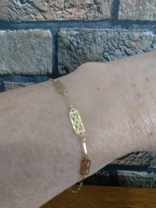 Pulseira de ouro 18k - Foto 2