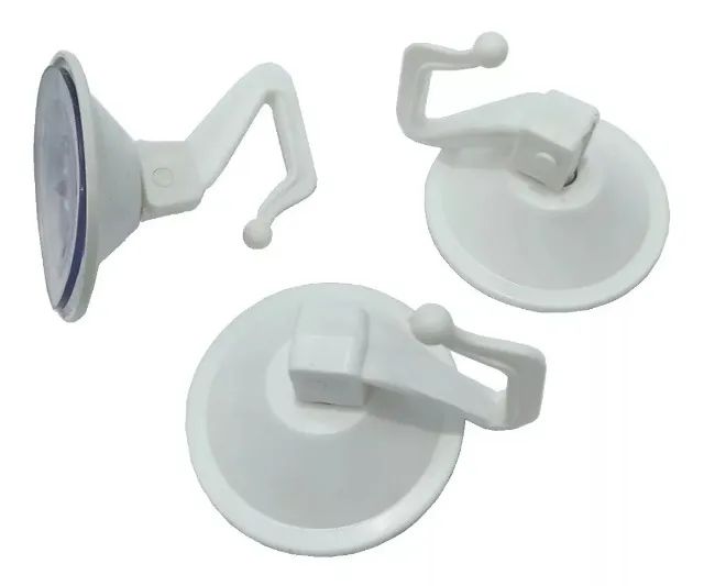 Ganchos Multiuso Ventosa Plastico 1pç Plast 23501 - Foto 2