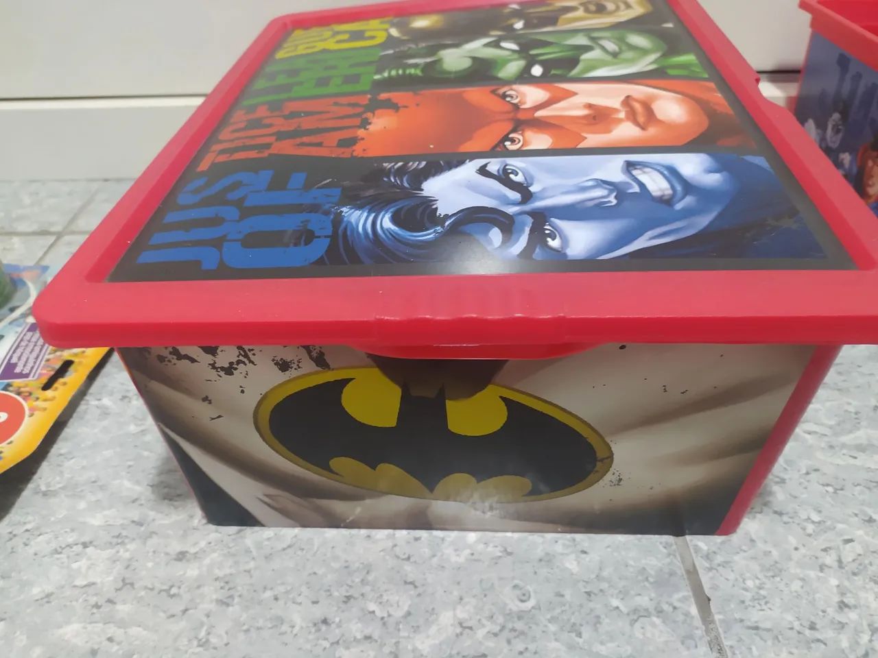 Caixa organizadora Liga da Justiça - Foto 5