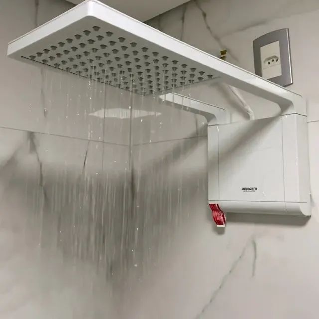 Chuveiro Acqua Storm Branco 6800w Lorenzetti - Foto 3