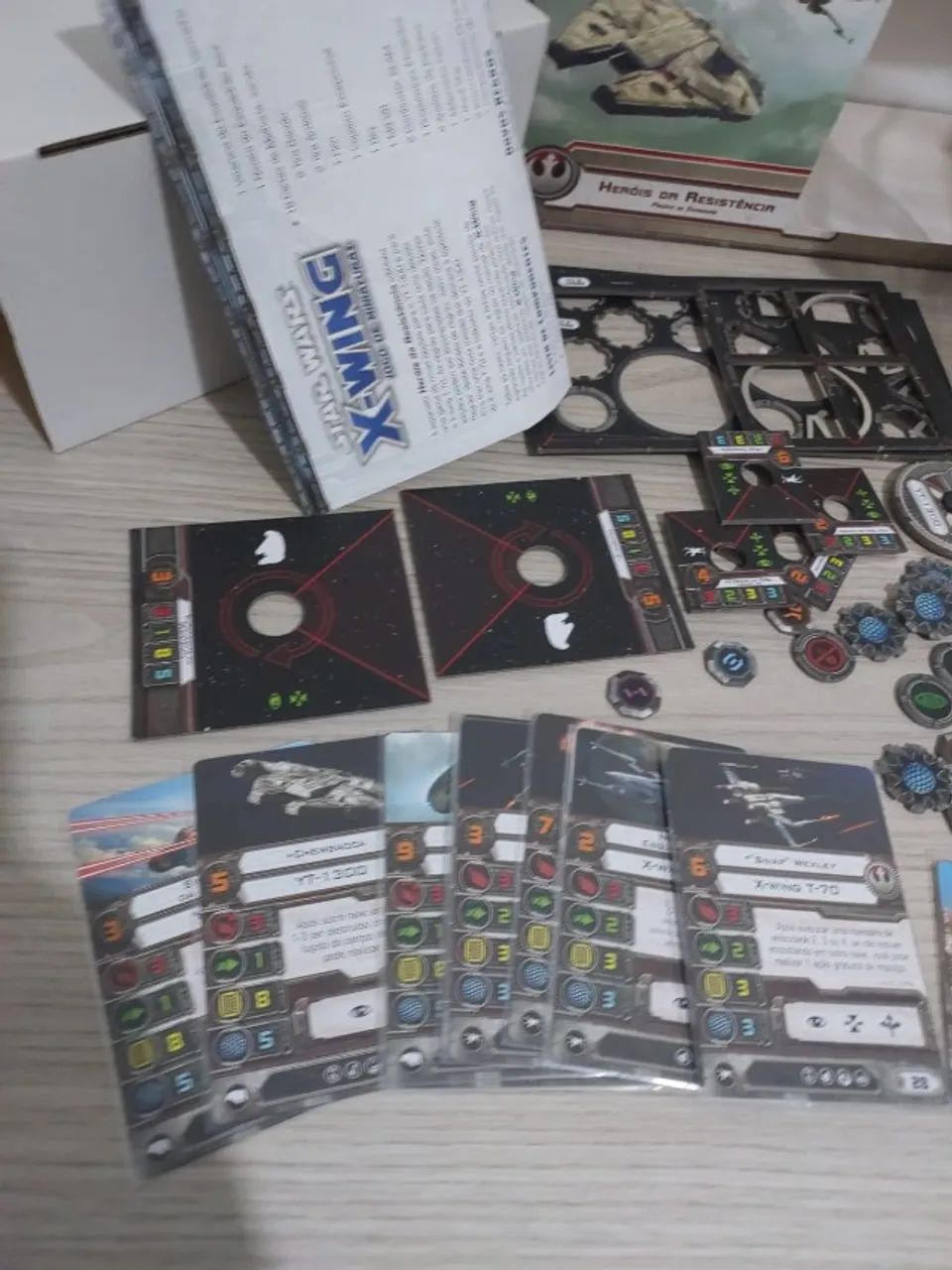 Star Wars X-wing - HEROIS DA RESISTENCIA - Expansão  - Foto 5