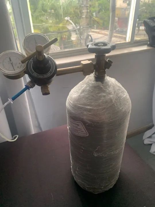 Cilindro de carboxiterapia estética 