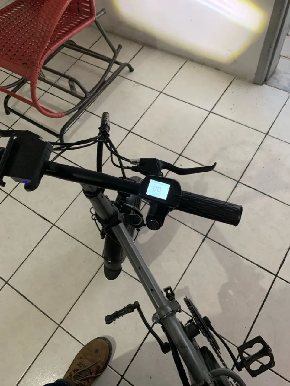  BICICLETA PATINETE ELETRÔNICA CONTATO * - Foto 5