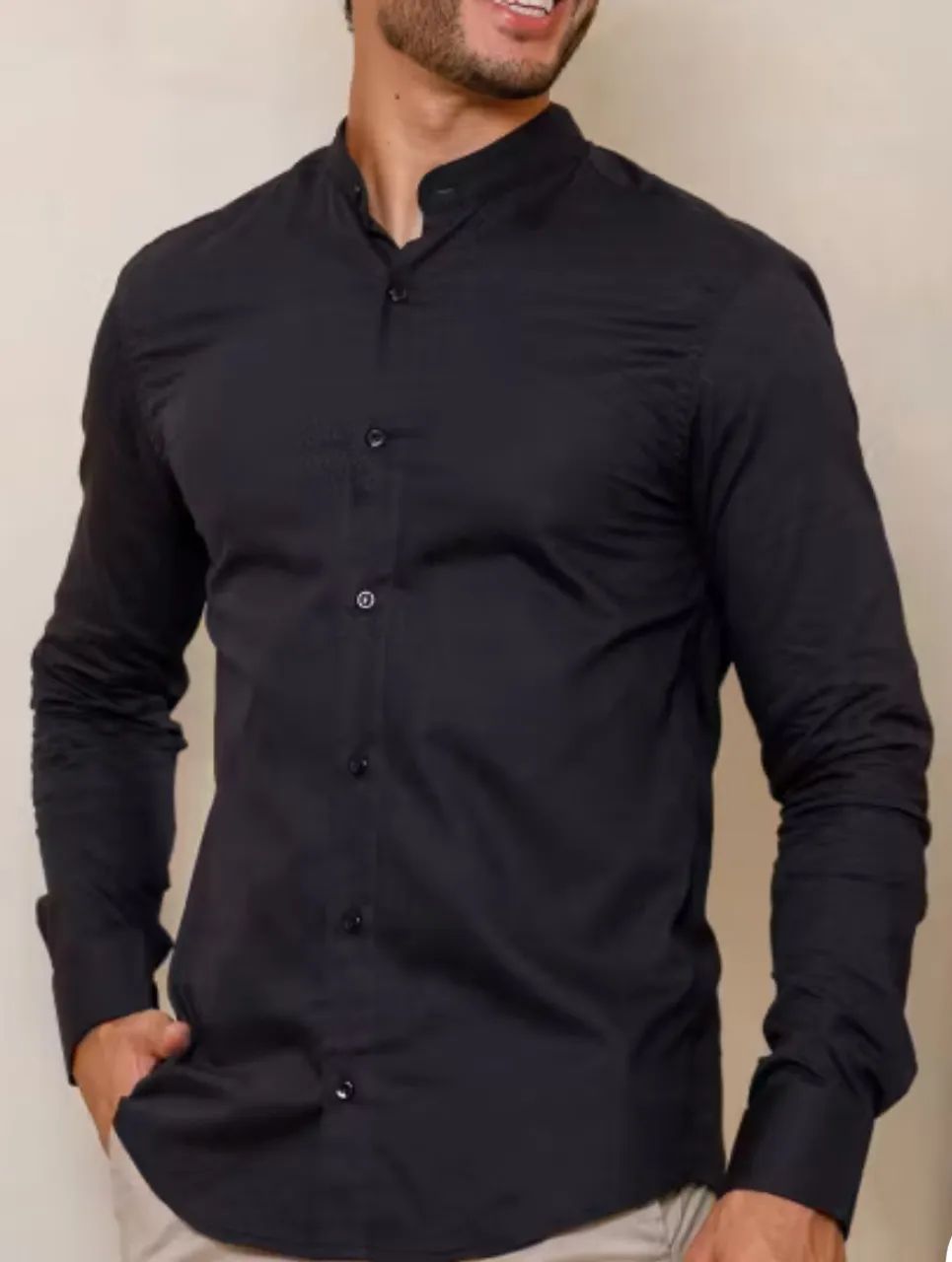 Camisa G Gola Padre Longa Viscolinho 