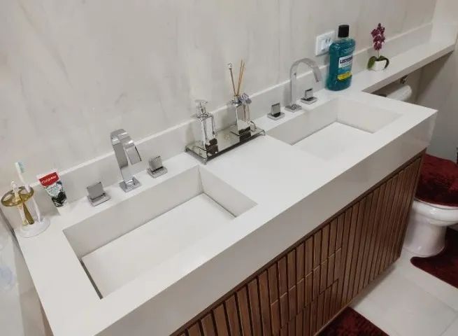 LAVATÓRIOS / PLANEJADOS / ESCADAS / BALCÕES - MARMORARIA JPRESS - Foto 4