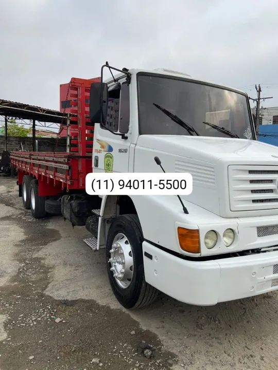 Caminhão Mercedes Benz 1620- ano e modelo 2000 - Diesel - bomba injetora carroceria