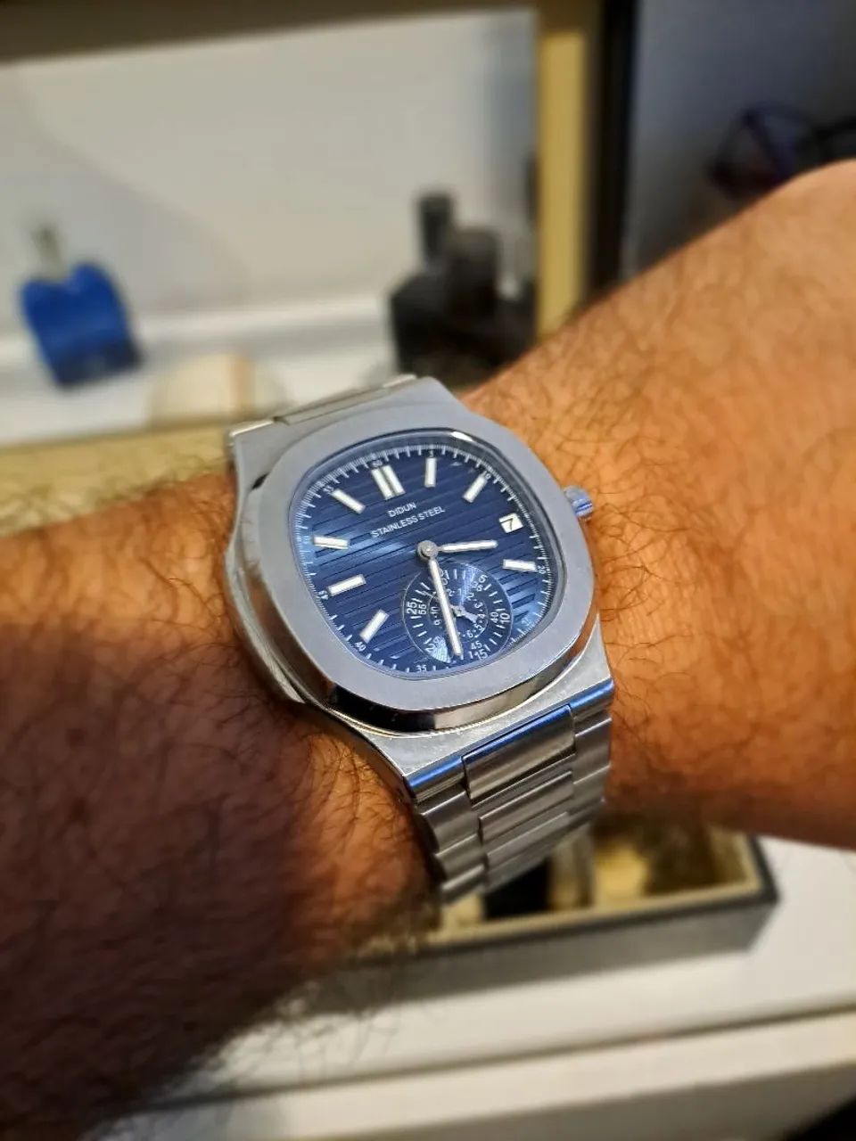 Relógio Didun Homage Patek Philippe Nautilus - Foto 4