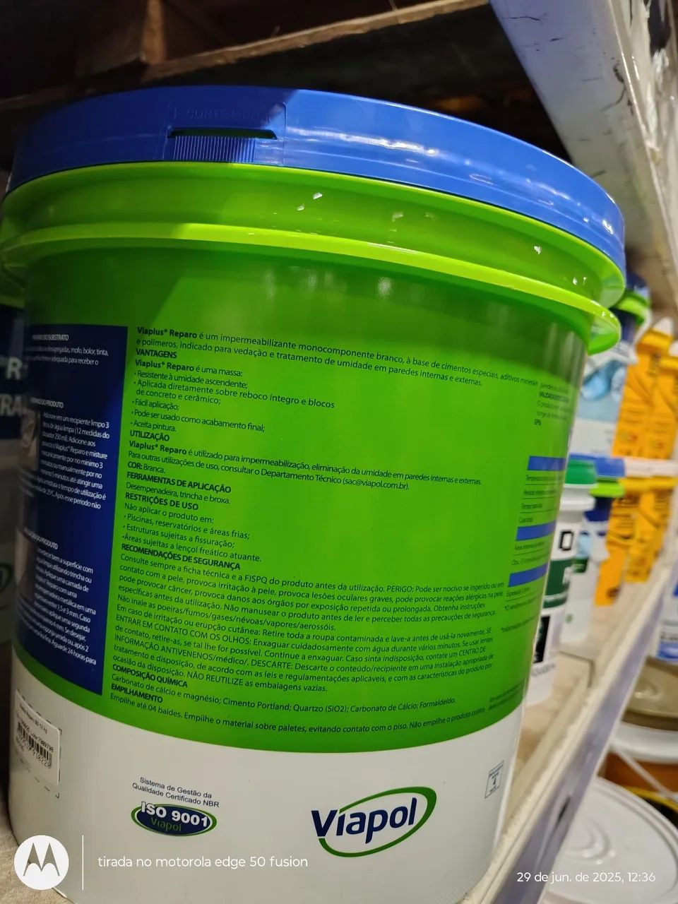 Viaplus Reparo Contra Mofo, Bolor e Bolhas 12 kg - Foto 4