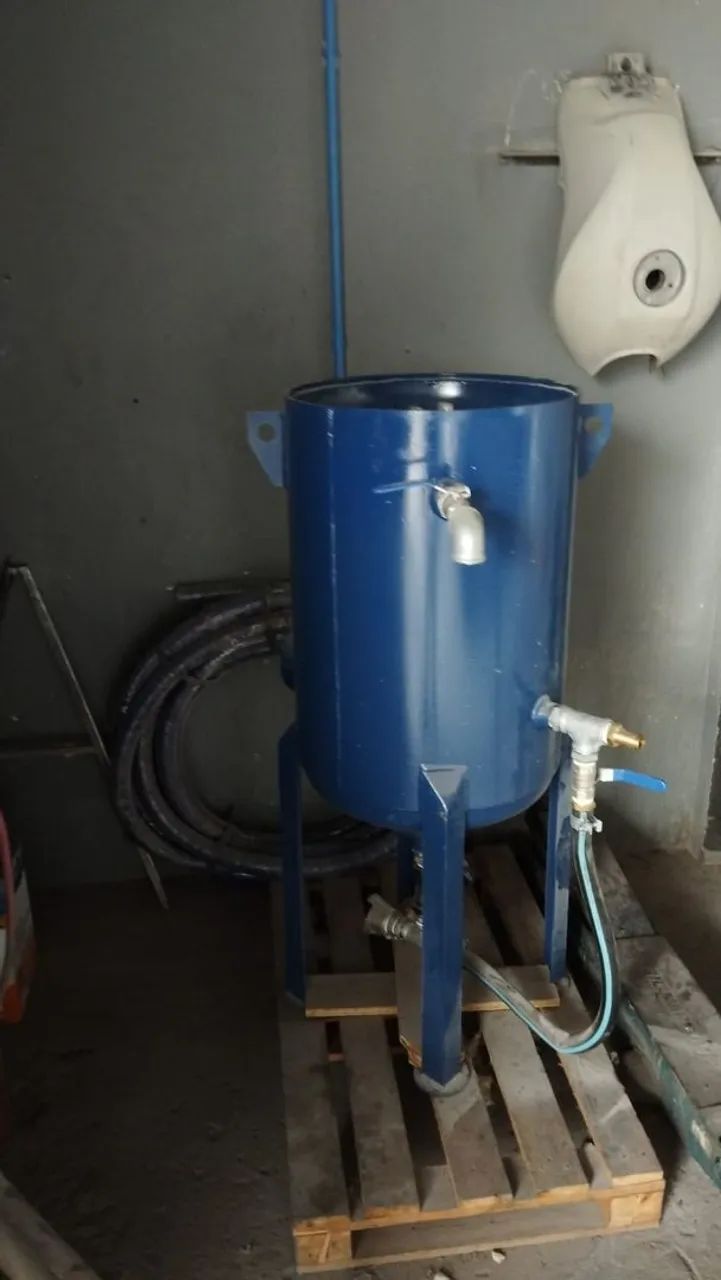 maquina de jateamento industrial zera!  Completo so ligar no ar e começar a usar
