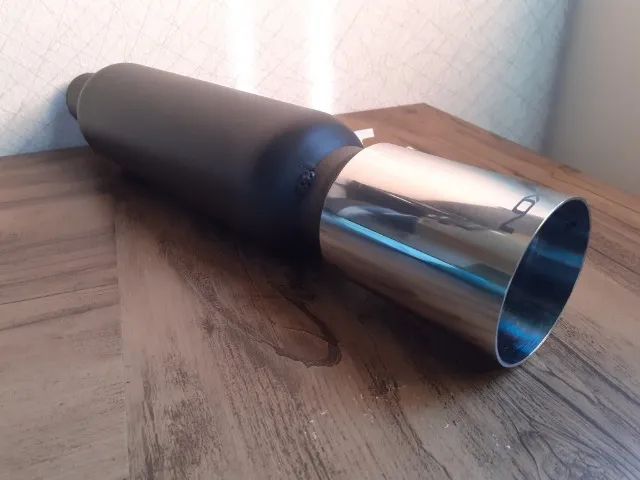 Abafador esportivo JK com Ponteira INOX (ronco mais grave no seu carro) - Foto 5