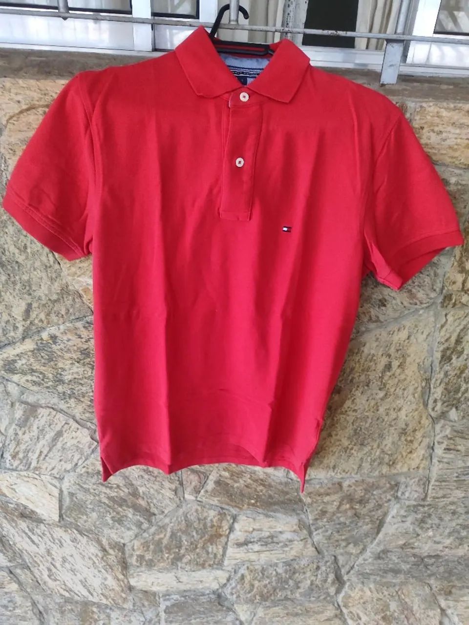Camisa Tommy Hilfiger original vermelha  - Foto 2
