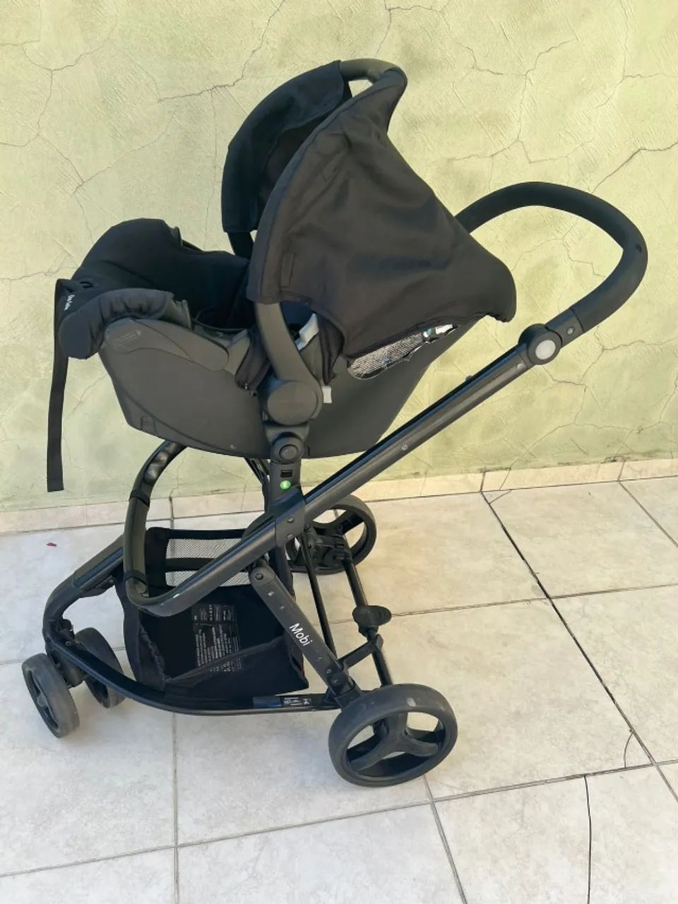  Carrinho Travel System Mobi NV Trio Safety 1st - Full Black + Colchão Exclusivo - Foto 2