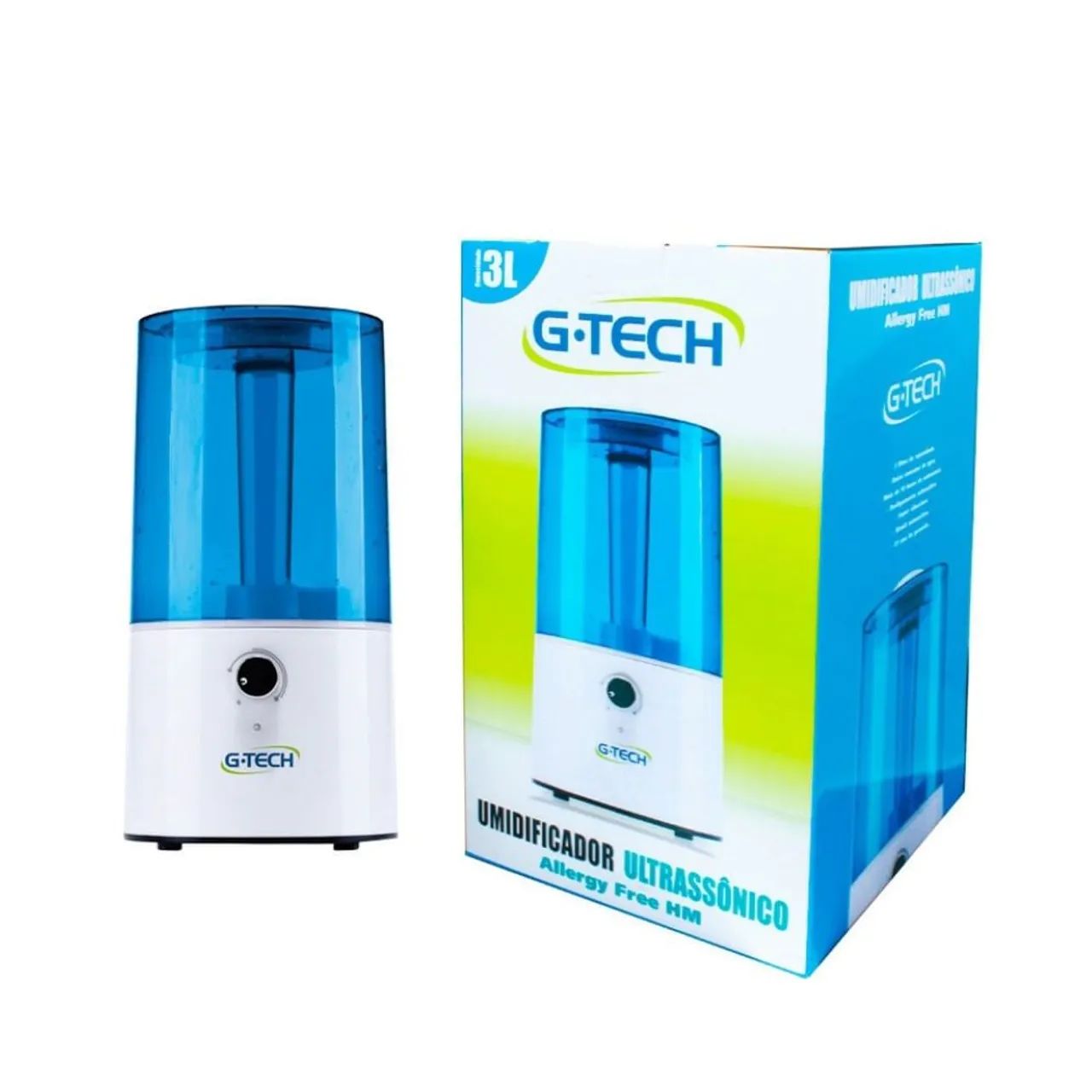 Umidificador de ar ultrassonico Allergy Free HM G-tech