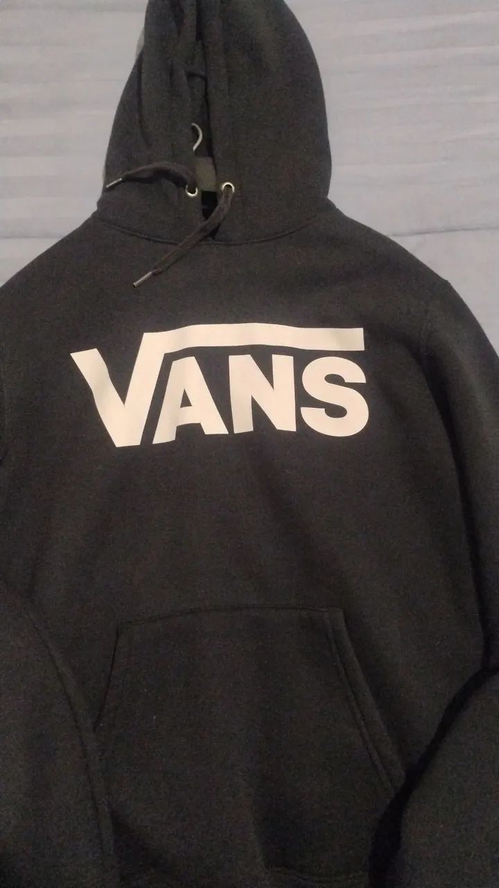 Casaco de Moletom Vans Preto - Foto 2