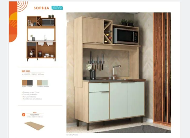 Cozinha Sophia - Novo