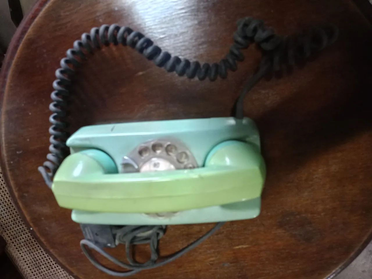 Telefone Fixo Vintage Verde - Retrô - Foto 3