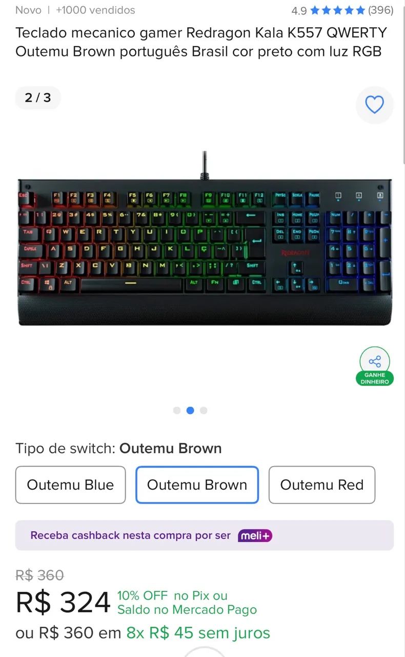 Teclado Reddragon - Foto 3