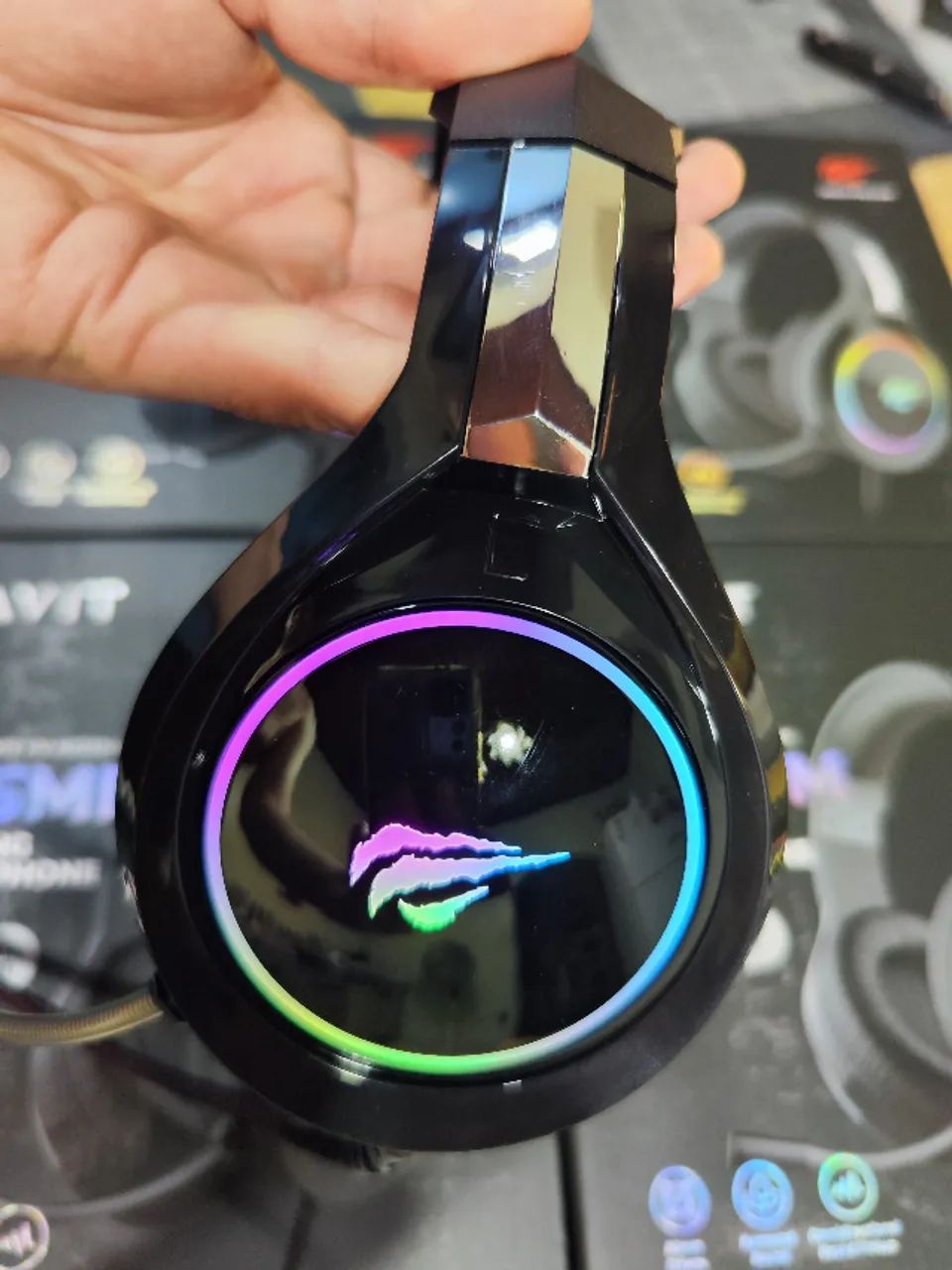 Headset Gamer HAVIT H2232D - Fone gamer profissional KZ Retorno de palco - Foto 2