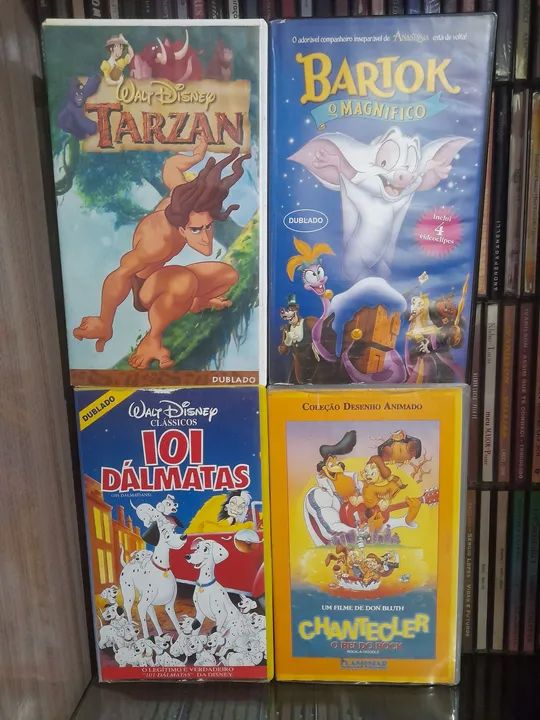 Lote fitas vhs disney
