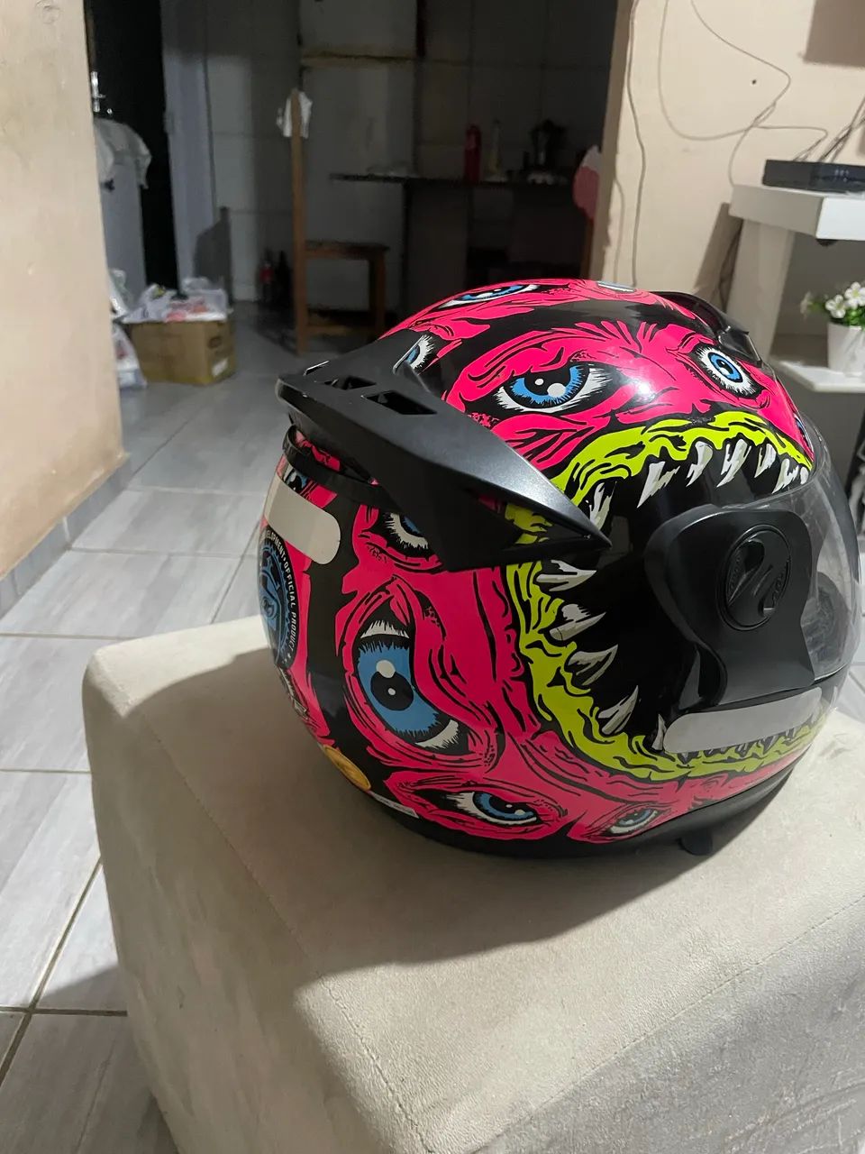 Capacete semi novo  - Foto 2