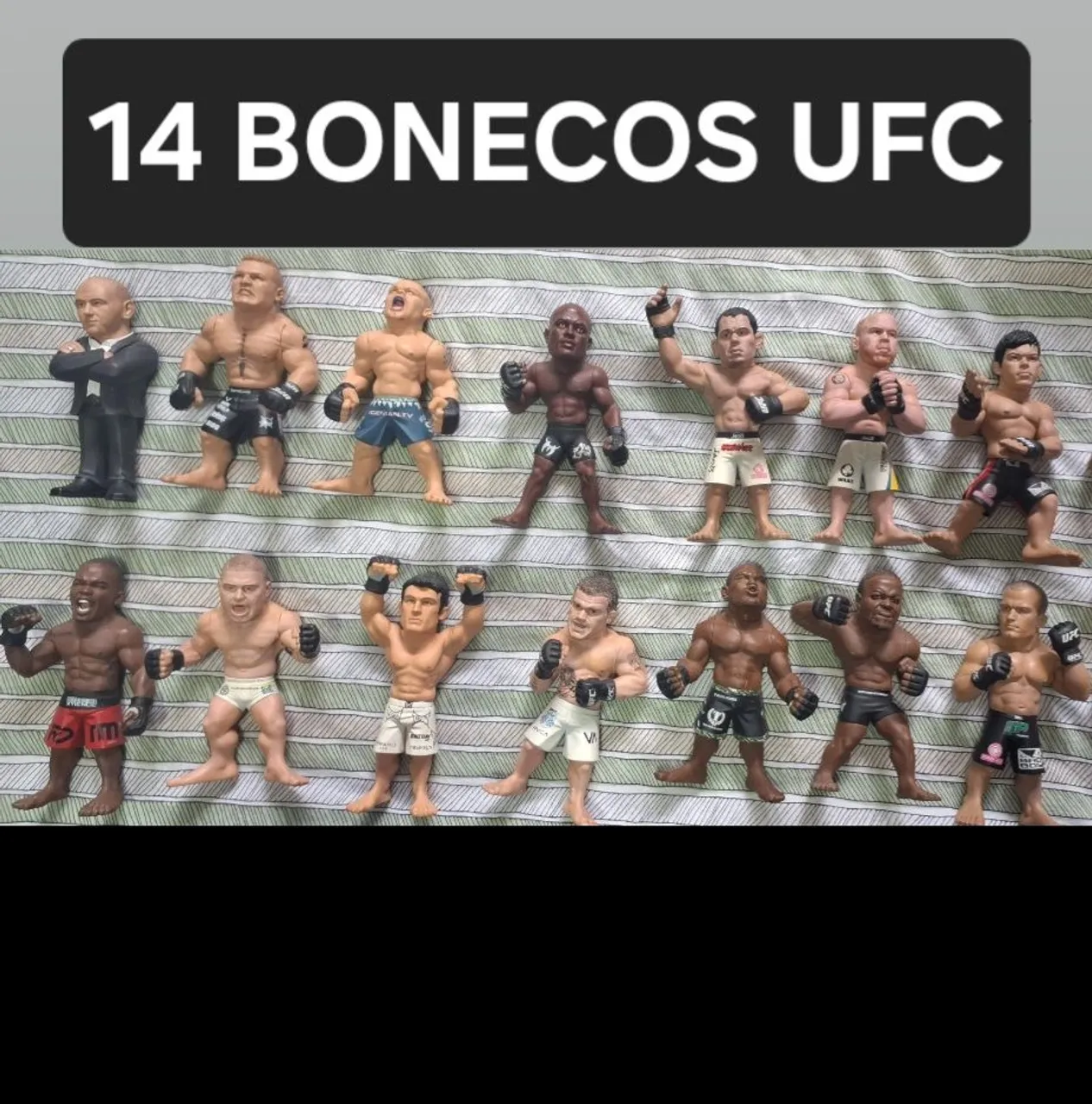 Coleção 14 Bonecos UFC Colecionáveis