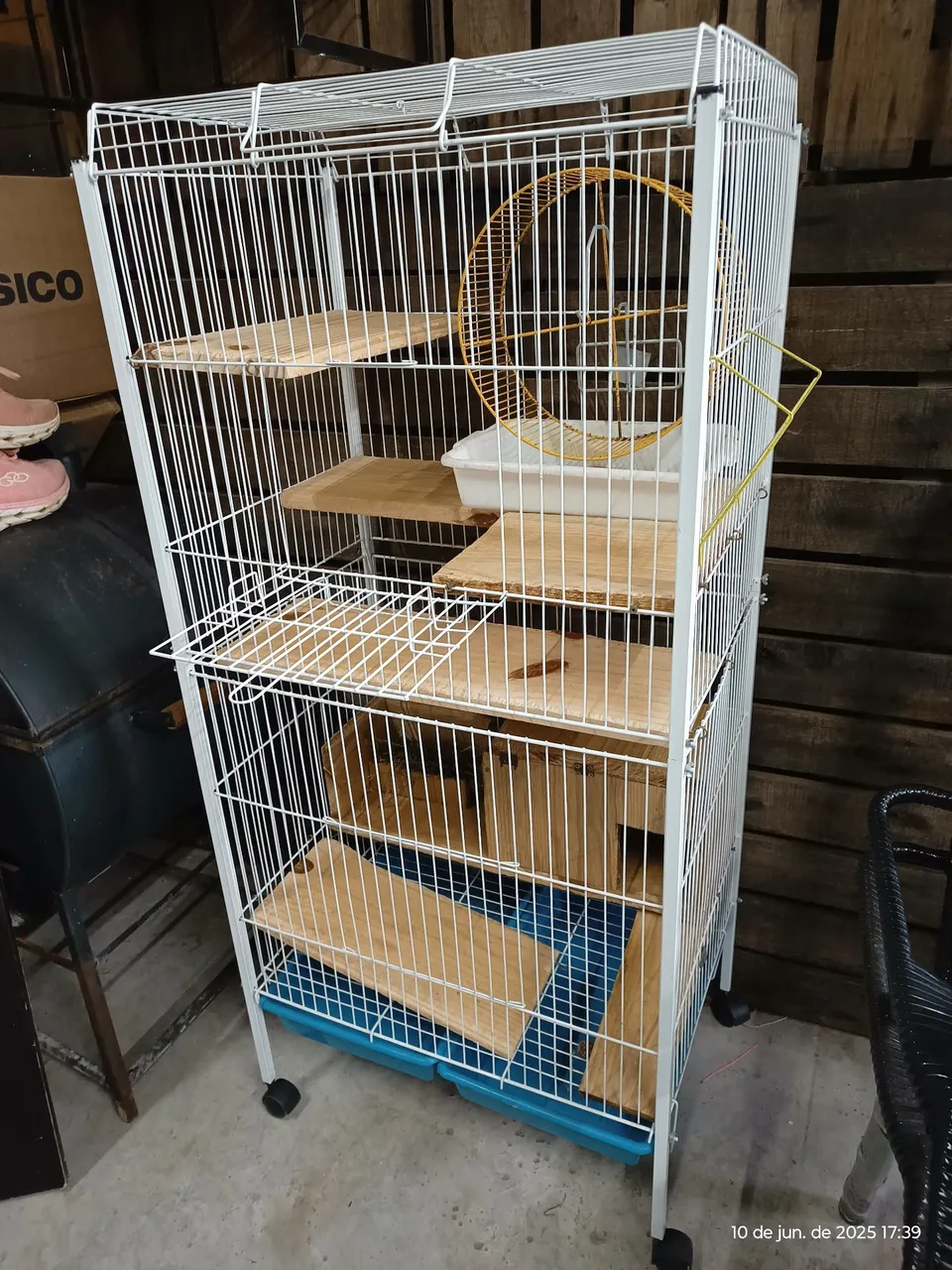 Gaiola para Roedores com Acessórios chinchila