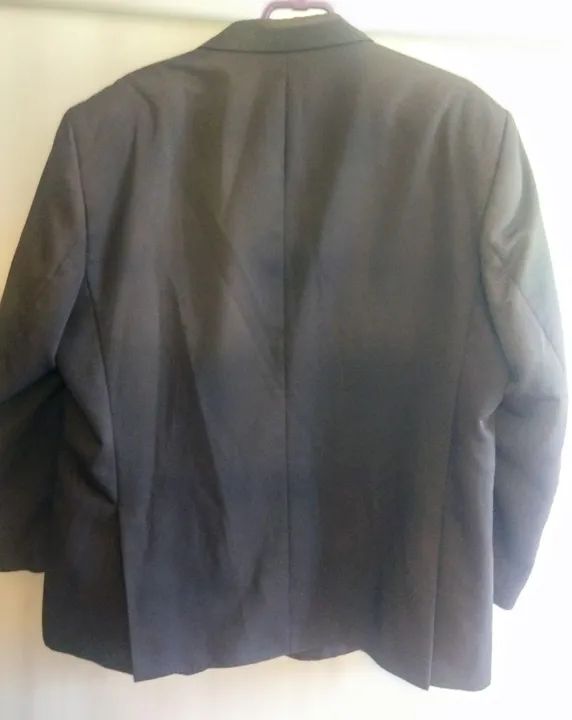 Blazer Social Microfibra Cinza Chumbo 58 - Foto 2