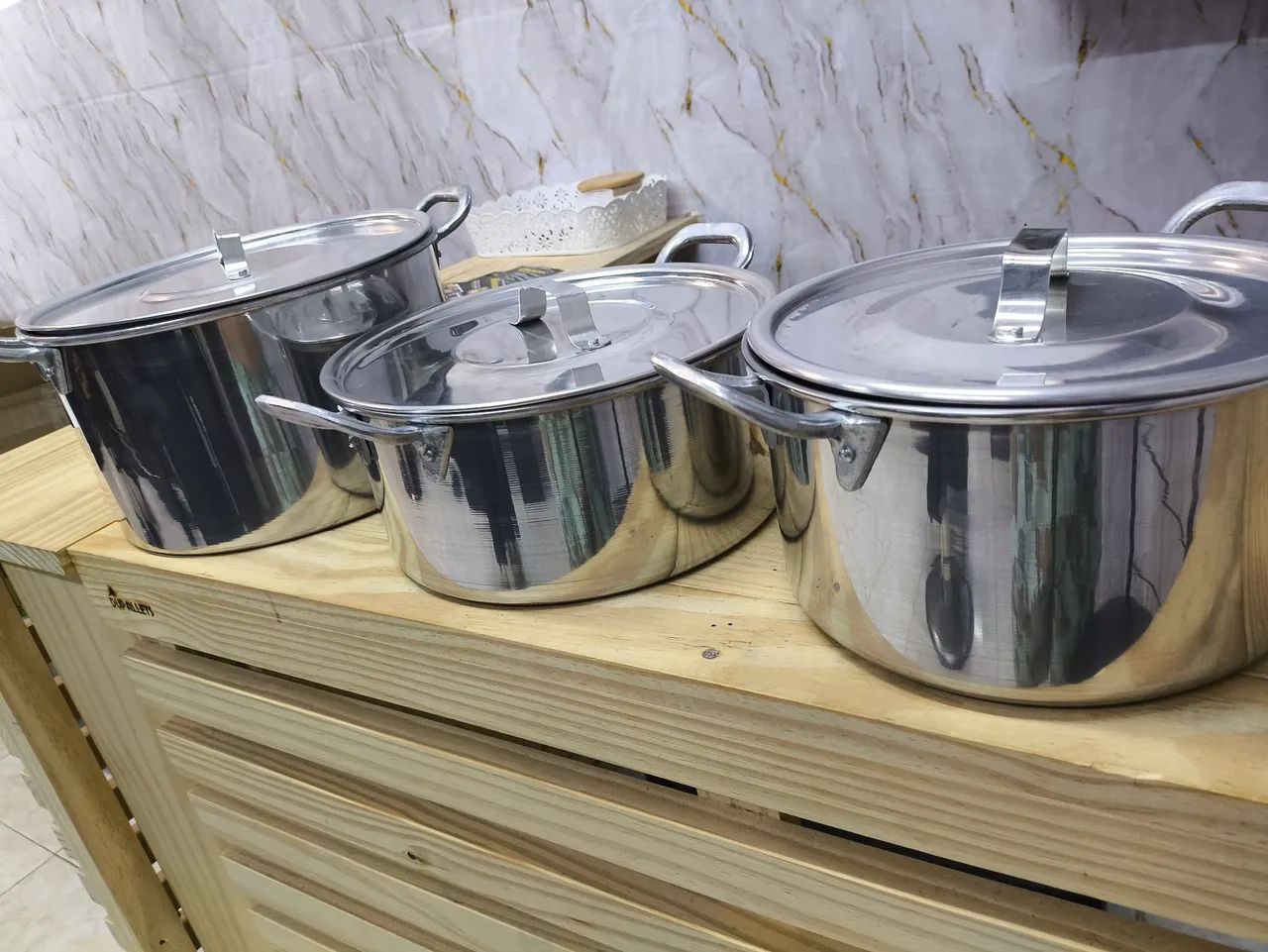 kit 3 peças de caçarola para feijoada