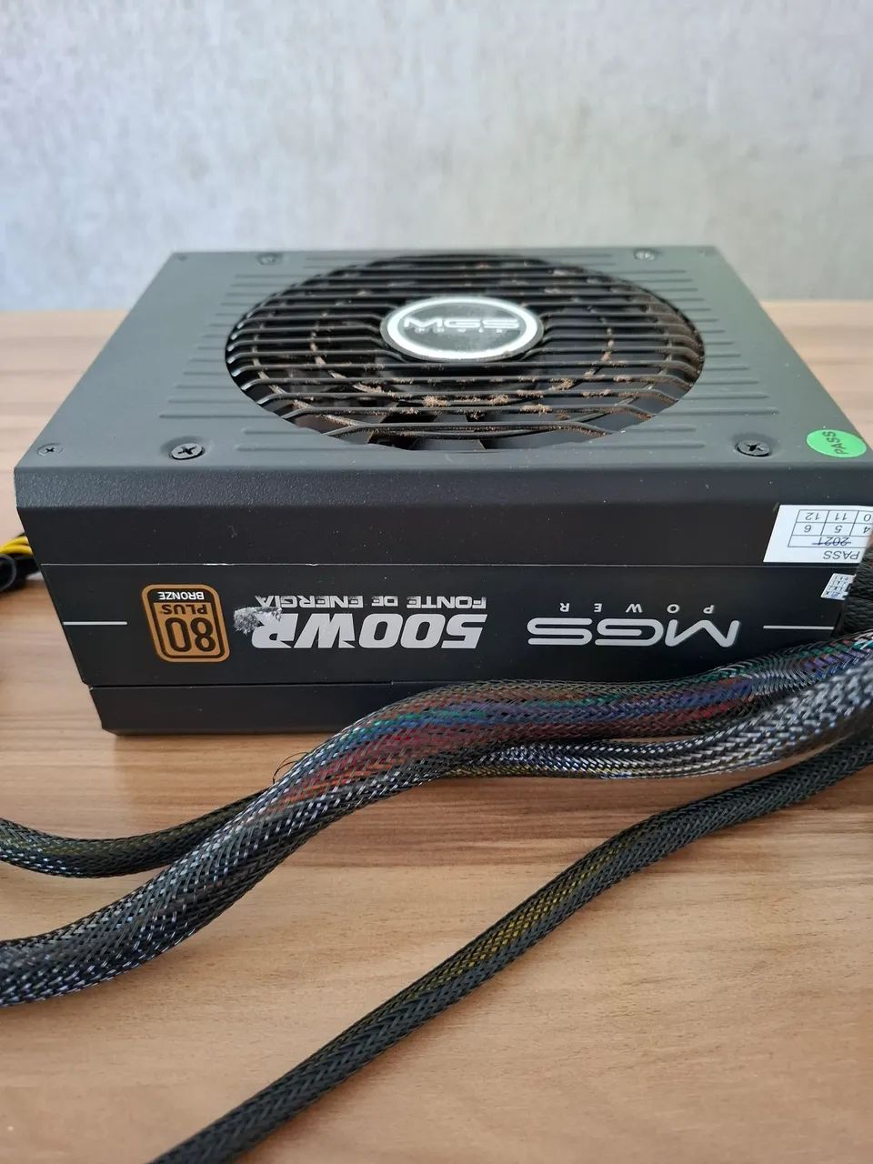 Fonte Mgs Power 500wr 80 plus bronze - Foto 3