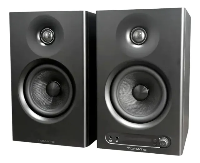 Monitor de Áudio Caixa Som Home Studio Profissional 110w Mts 2043 Tomate