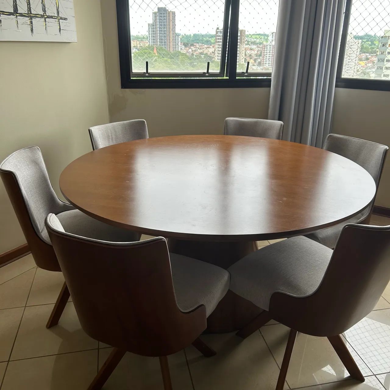 Conjunto Mesa e Cadeiras Sala Jantar 65576100792450121