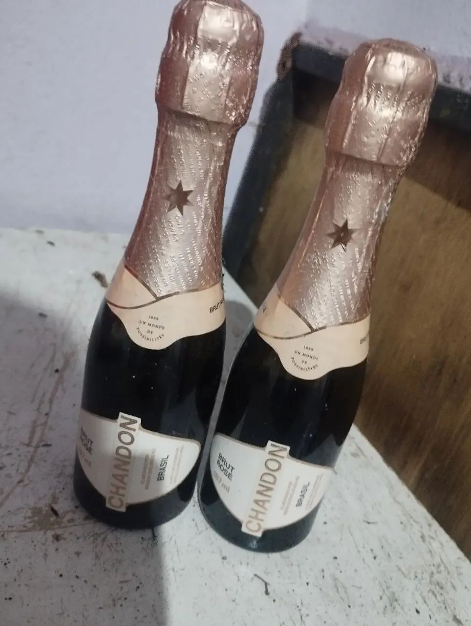 2 Garrafas de Champanhe Chandon Brut Rosé - Foto 3
