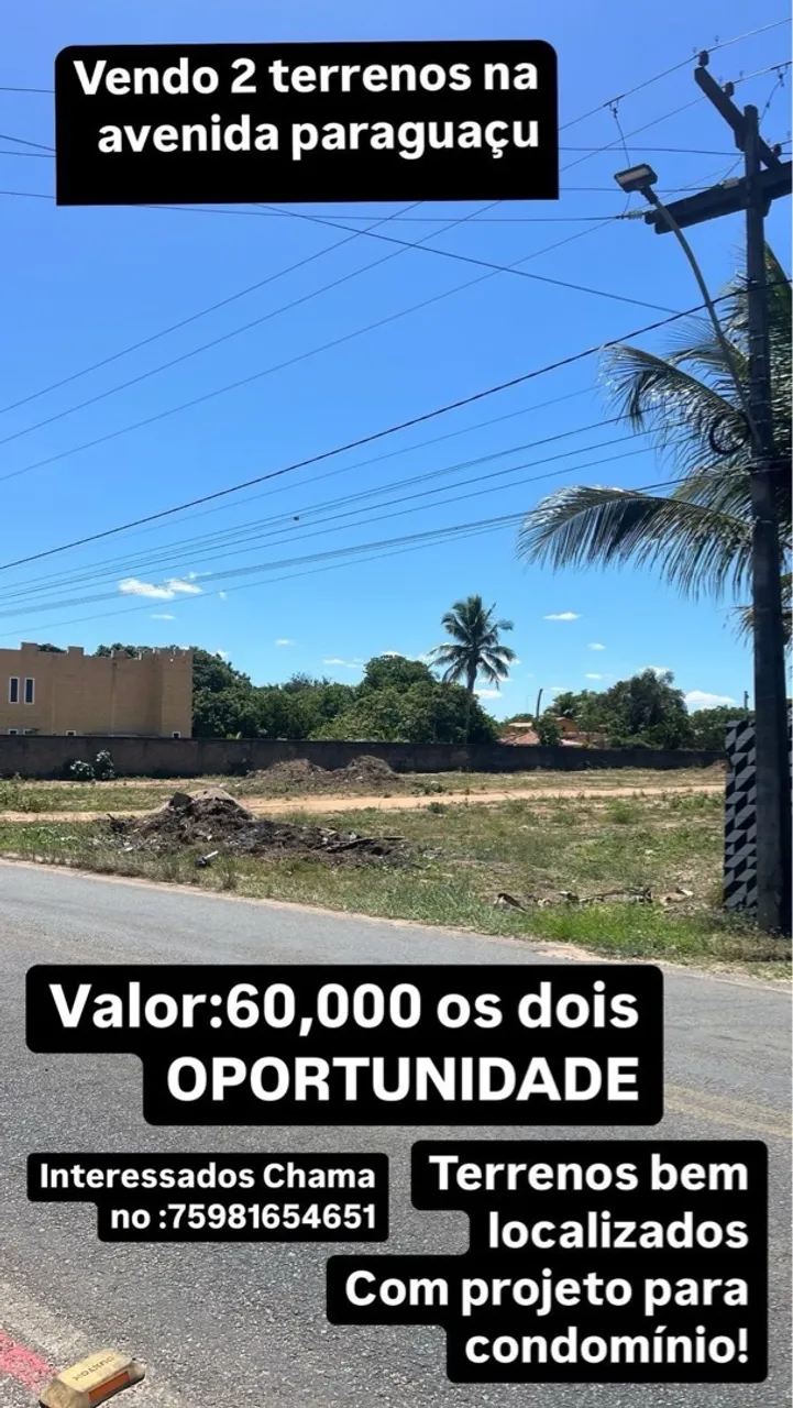 Terreno 10x20 AV Paraguassu