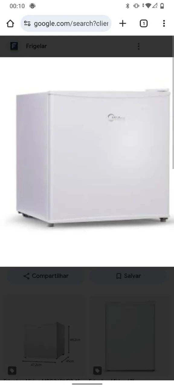 Mini Geladeira Midea 400 funcionando perfeitamente *82 - Foto 2