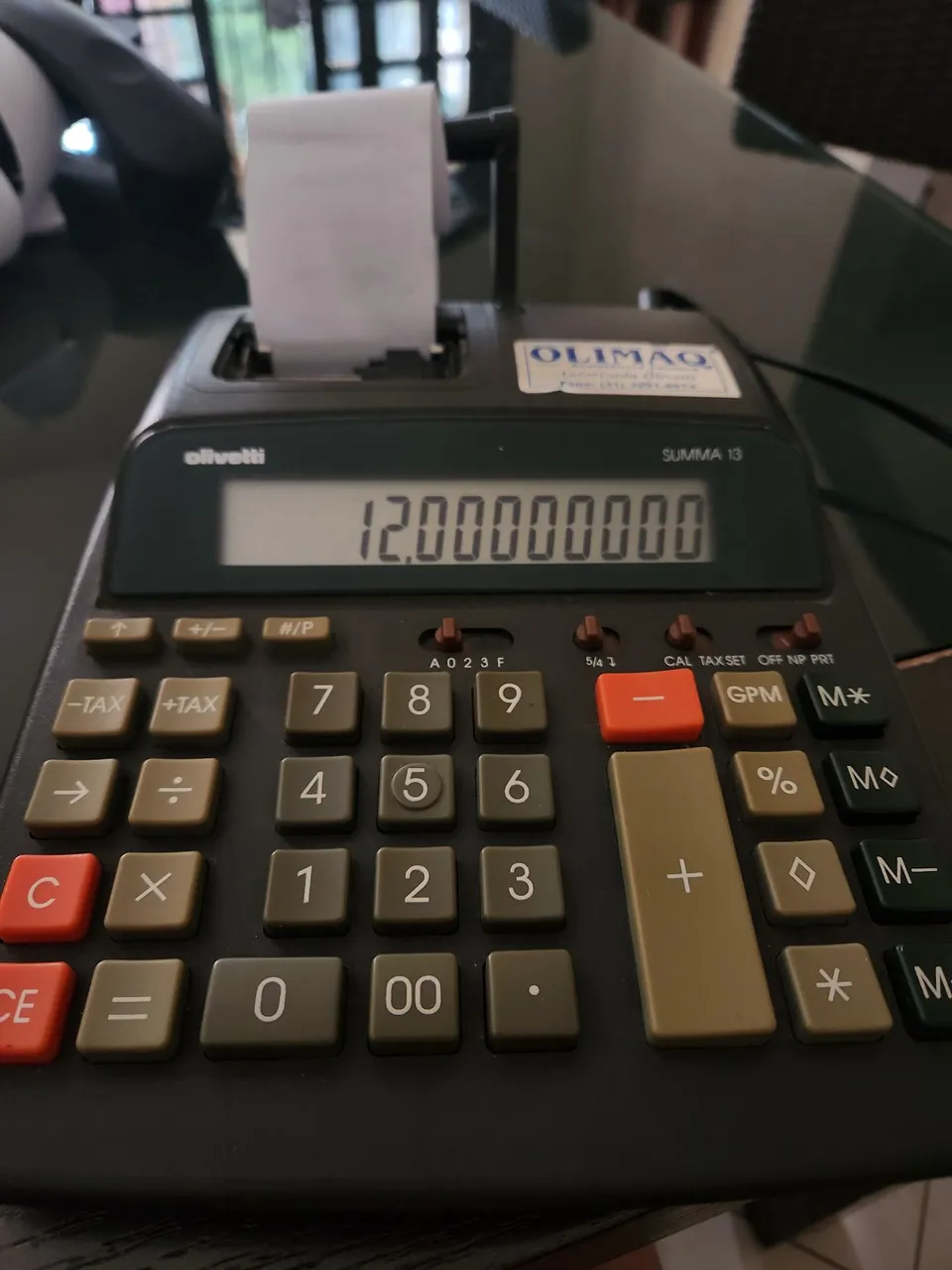 Calculadora Olivetti Summa13 - usada