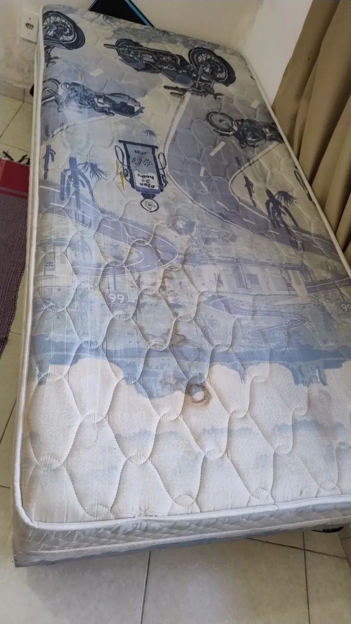Cama box de solteiro
