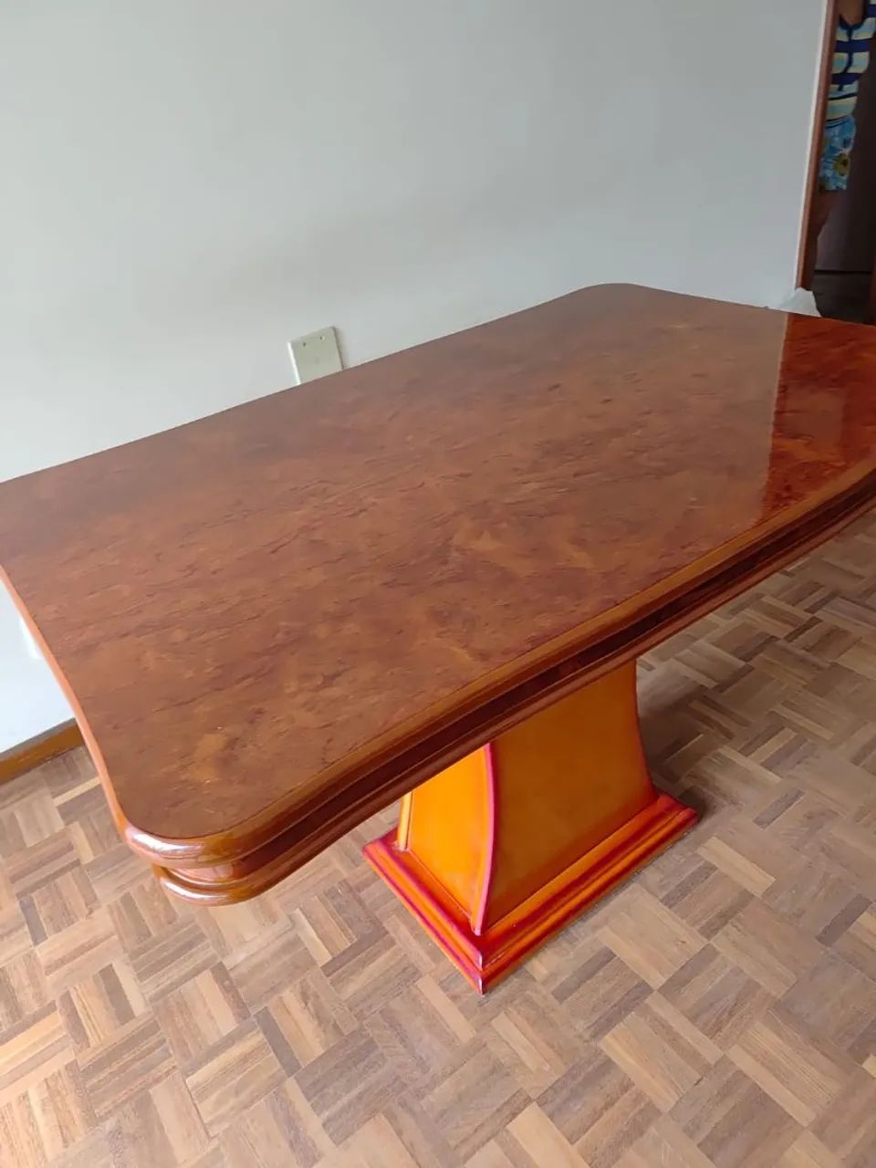 Mesa com 4 cadeiras captonê estilo Luis XV - Foto 6