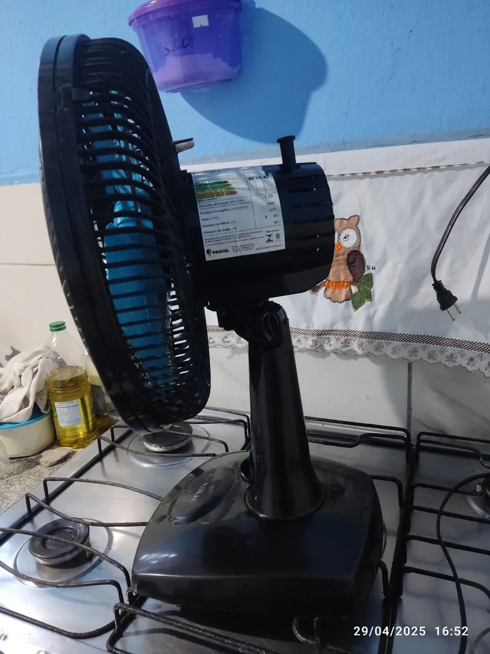 Ventilador 30 centímetros 110 volts Votorantim funcionando perfeitamente  - Foto 4