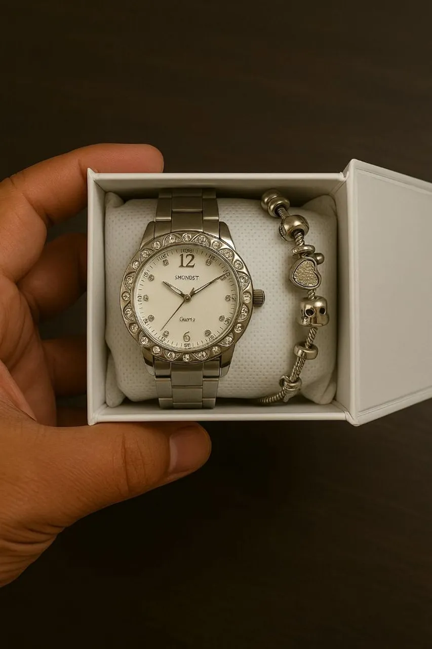 Relógio feminino SMONDST com pulseira