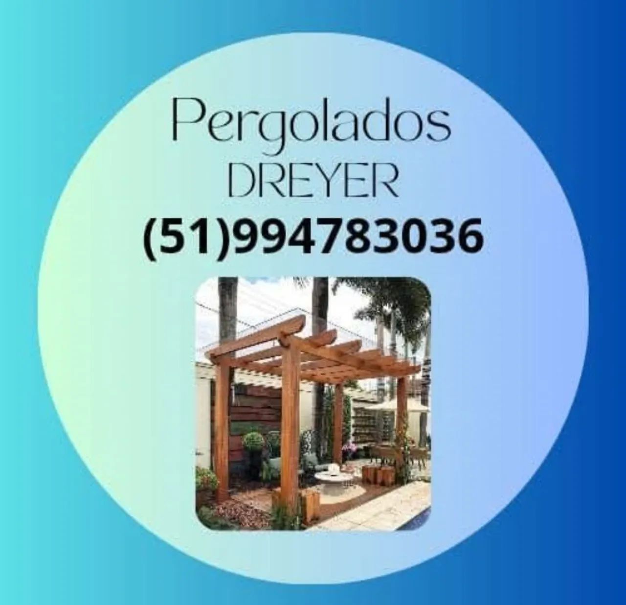 Pergolado de Madeira - Novo